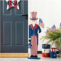 Glitzhome patriotic americana for sale  Delivered anywhere in USA 