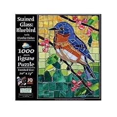 Stained glass bluebird for sale  Delivered anywhere in UK