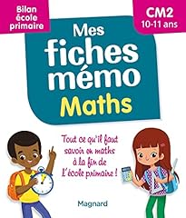Fiches mémo maths d'occasion  Livré partout en Belgiqu