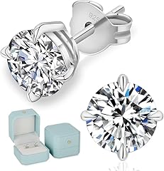 Krkc moissanite earrings for sale  Delivered anywhere in UK