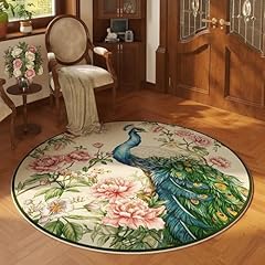 Vowkten round rug for sale  Delivered anywhere in USA 