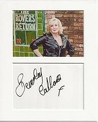 Beverley callard signed for sale  Delivered anywhere in UK