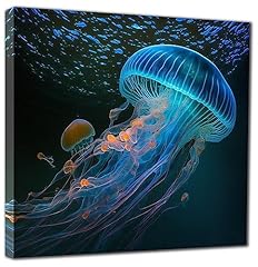 Colorful jellyfish canvas for sale  Delivered anywhere in USA 