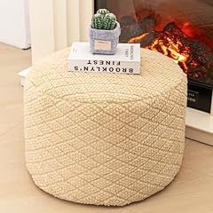Round pouf ottoman for sale  Delivered anywhere in USA 