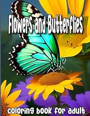 Flowers butterflies coloring for sale  Delivered anywhere in USA 