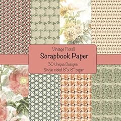 Vintage florals scrapbook d'occasion  Livré partout en France
