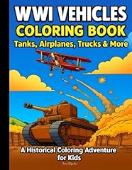 Wwi vehicles coloring for sale  Delivered anywhere in UK