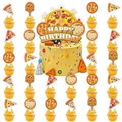 25pcs pizza birthday for sale  Delivered anywhere in USA 