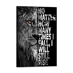 Skasnfai lion canvas for sale  Delivered anywhere in USA 