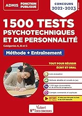 1500 tests psychotechniques d'occasion  Livré partout en France