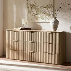 Fluted drawer dresser for sale  Delivered anywhere in USA 