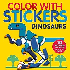 Color stickers dinosaurs for sale  Delivered anywhere in USA 