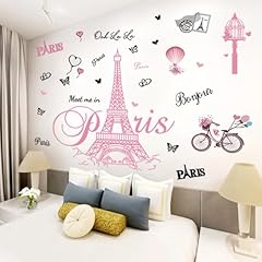 Pink paris wall for sale  Delivered anywhere in USA 