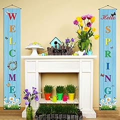 Hello spring banner for sale  Delivered anywhere in USA 