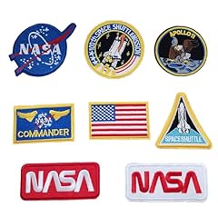 8pcs nasa embroidered for sale  Delivered anywhere in USA 