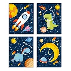 Dazzlewall 4pcs dinosaur for sale  Delivered anywhere in UK