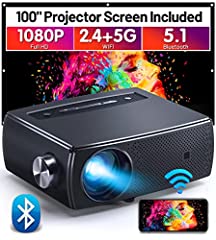 Mini projector 1080p for sale  Delivered anywhere in UK