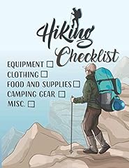 Hiking checklist equipment for sale  Delivered anywhere in USA 