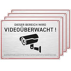Hagefol schild videoüberwachu gebraucht kaufen  Wird an jeden Ort in Deutschland