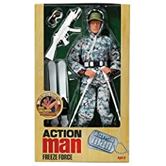 Action Man Figura Freeze Force de 12 Pulgadas con Accesorios 30 Puntos de articulación Edición Especial de 4ª generación, AM737, usado segunda mano  Se entrega en toda España 