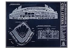 Wrigley field blueprint for sale  Delivered anywhere in USA 