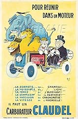 Postersandco claudel carburateur d'occasion  Livré partout en France