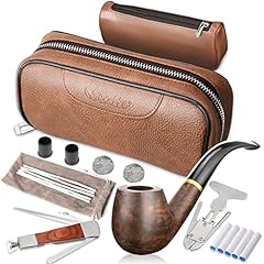 Used, Scotte Tobacco Smoking Pipe,Leather Tobacco Pipe Pouch for sale  Delivered anywhere in USA 