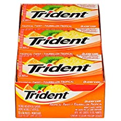Trident Sugar Free Tropical Twist Chewing Gum Superpak, for sale  Delivered anywhere in Canada