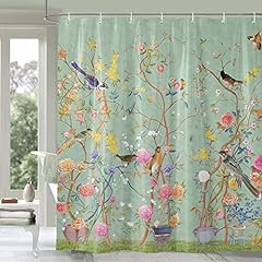 Shower curtain green for sale  Delivered anywhere in UK