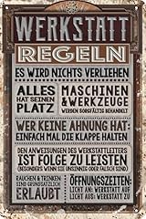 Luckylinde blechschild werksta gebraucht kaufen  Wird an jeden Ort in Deutschland