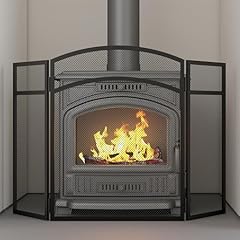 Kingson black fireplace usato  Spedito ovunque in Italia 