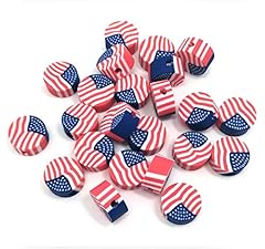 Round flag beads for sale  Delivered anywhere in USA 