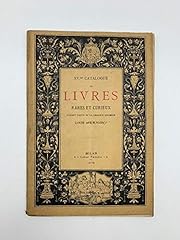 Catalogue livres rares usato  Spedito ovunque in Italia 