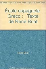 école espagnole. greco d'occasion  Livré partout en France