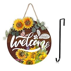 Sunflower welcome sign for sale  Delivered anywhere in USA 