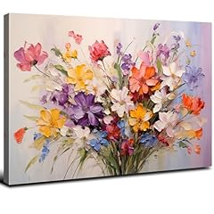 Colorful daisy canvas for sale  Delivered anywhere in USA 
