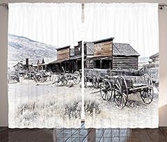 Ambesonne western curtains for sale  Delivered anywhere in USA 