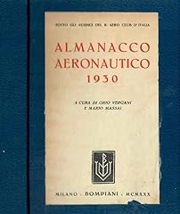 Almanacco aeronautico 1930. usato  Spedito ovunque in Italia 