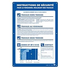 Affiche consignes securite d'occasion  Livré partout en France