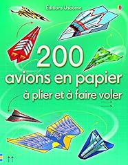 200 avions papier d'occasion  Livré partout en Belgiqu