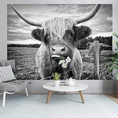 Cow tapestry longhorn for sale  Delivered anywhere in UK