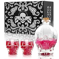Skull decanter set for sale  Delivered anywhere in USA 