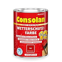 Consolan wetterschutzfarbe rot gebraucht kaufen  Wird an jeden Ort in Deutschland