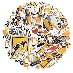 55pcs construction stickers for sale  Delivered anywhere in UK