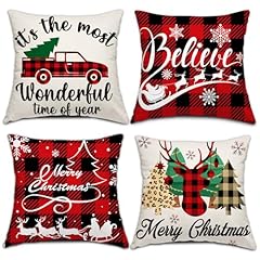 Christmas pillow covers for sale  Delivered anywhere in USA 