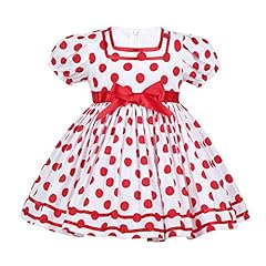 YiZYiF Little Girls Christmas Party Short Bubble Sleeves for sale  Delivered anywhere in USA 