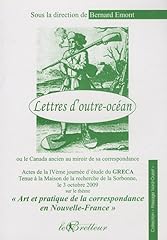 Lettres océan canada d'occasion  Livré partout en Belgiqu