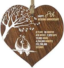 8th wedding anniversary for sale  Delivered anywhere in UK