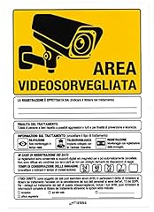 Tiesse area videosorvegliata usato  Spedito ovunque in Italia 