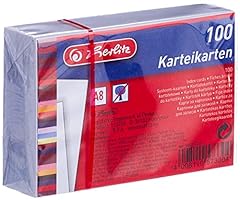 Herlitz karteikarte blanko gebraucht kaufen  Wird an jeden Ort in Deutschland